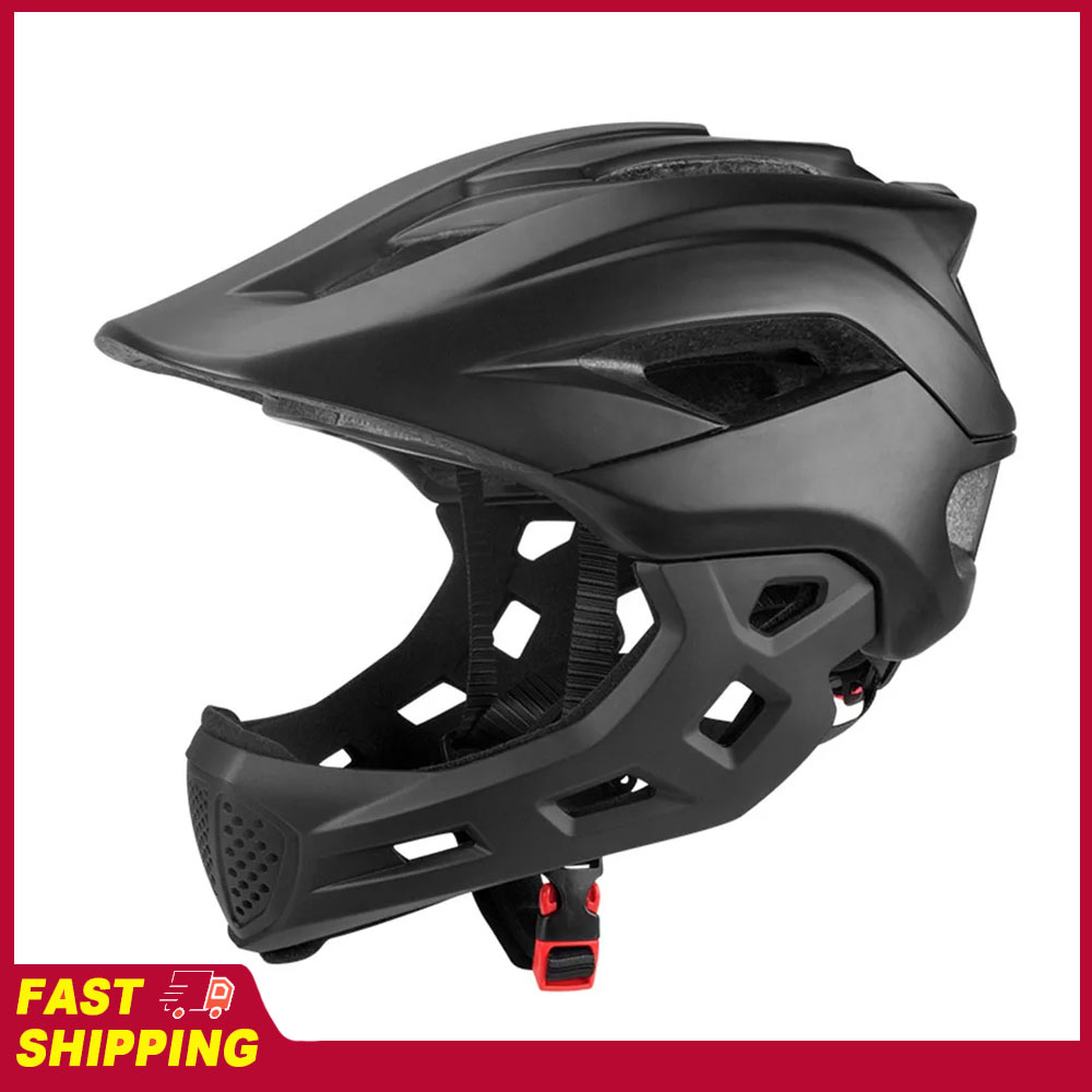 Mountain Biking Full Face Helmet - Çocuklar için 2'si 1 arada tam