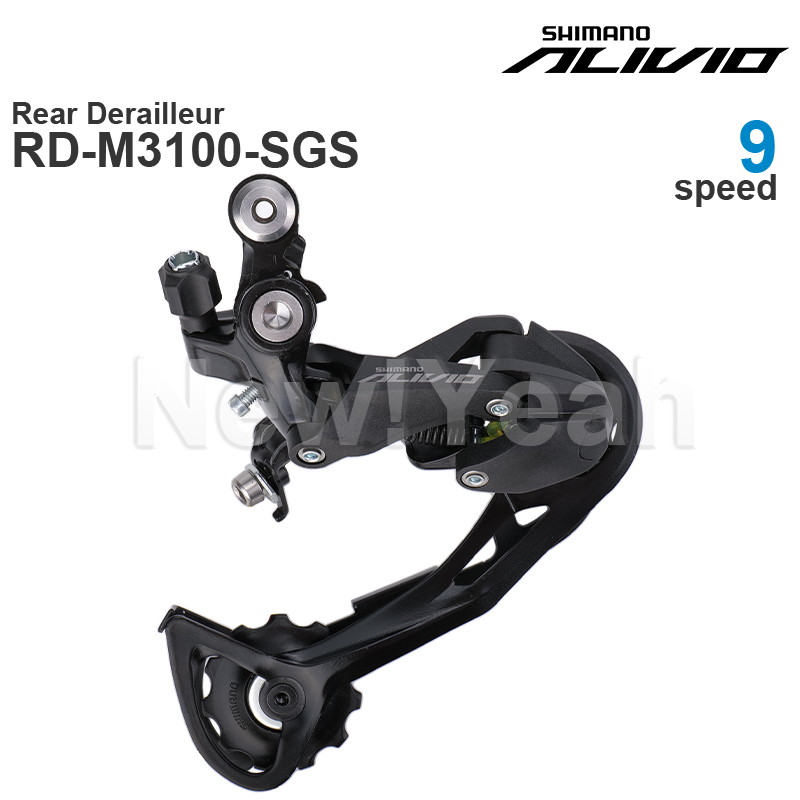 Rear Derailleur Shadow - SHIMANO ALIVIO M3100 9 V 9