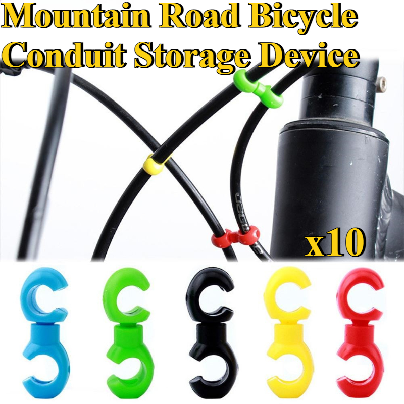 Mountain Biking Gear - 10 adet/takım plastik bisiklet çapraz hat