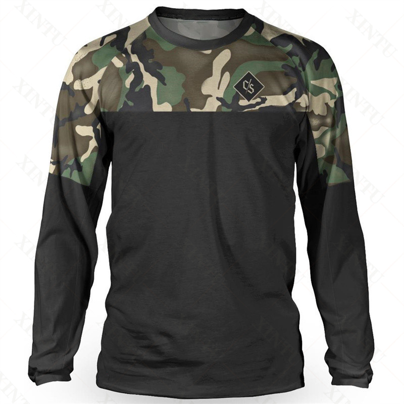 Mountain Biking Clothes - Gevşek binici erkek Jersey DH Motocross