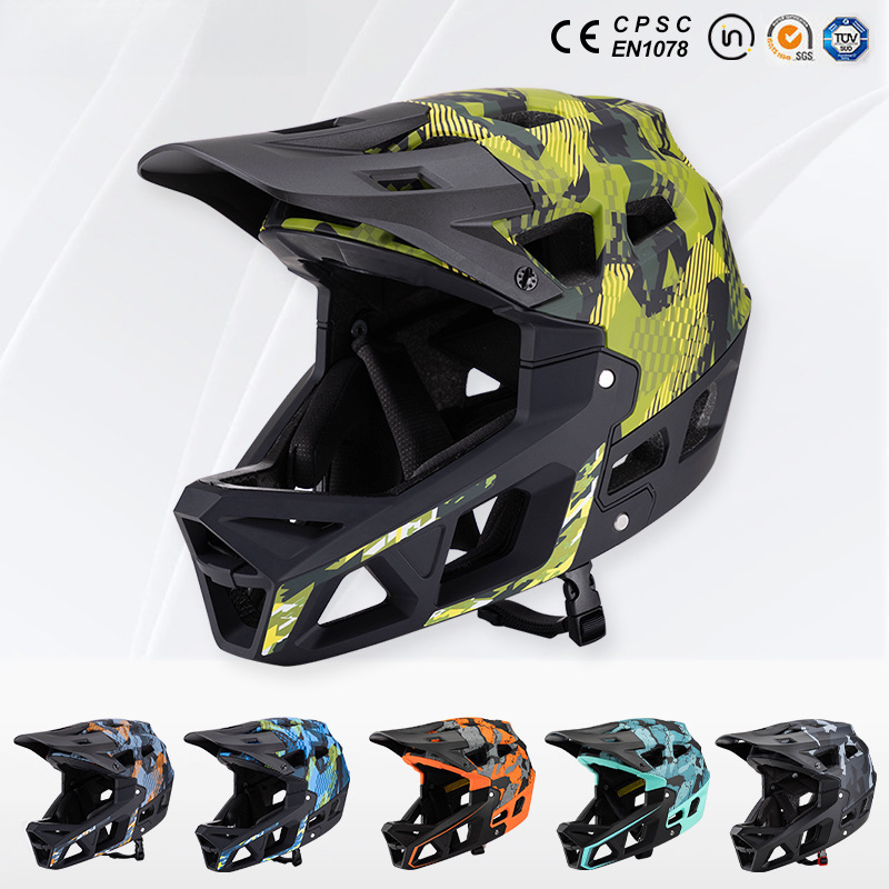 Mountain Biking Full Face Helmet - Yeni Yetişkin Tam Yüz Dağ Bisikleti