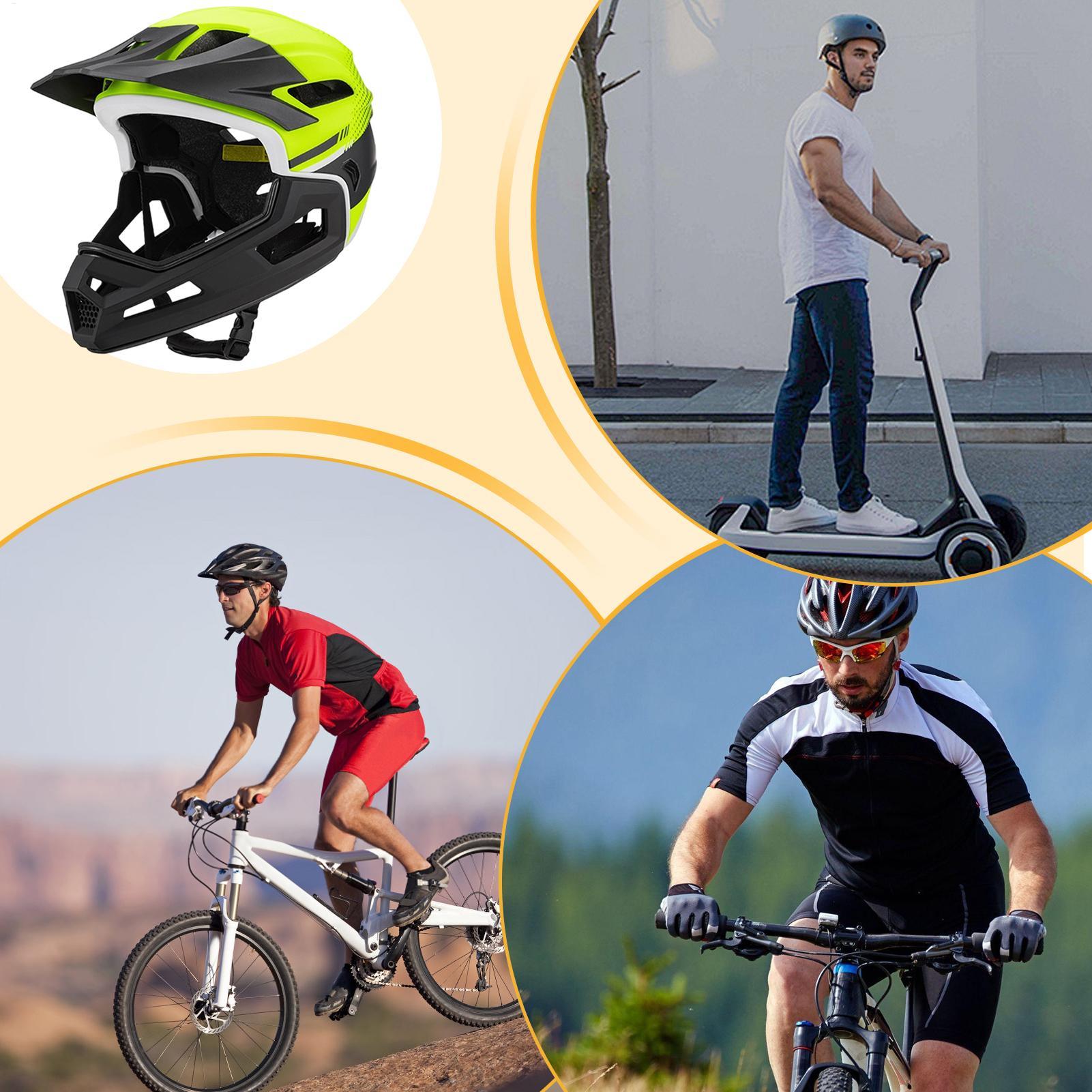 Mountain Biking Full Face Helmet - Bisiklet kaskı tam yüz bisiklet kafa