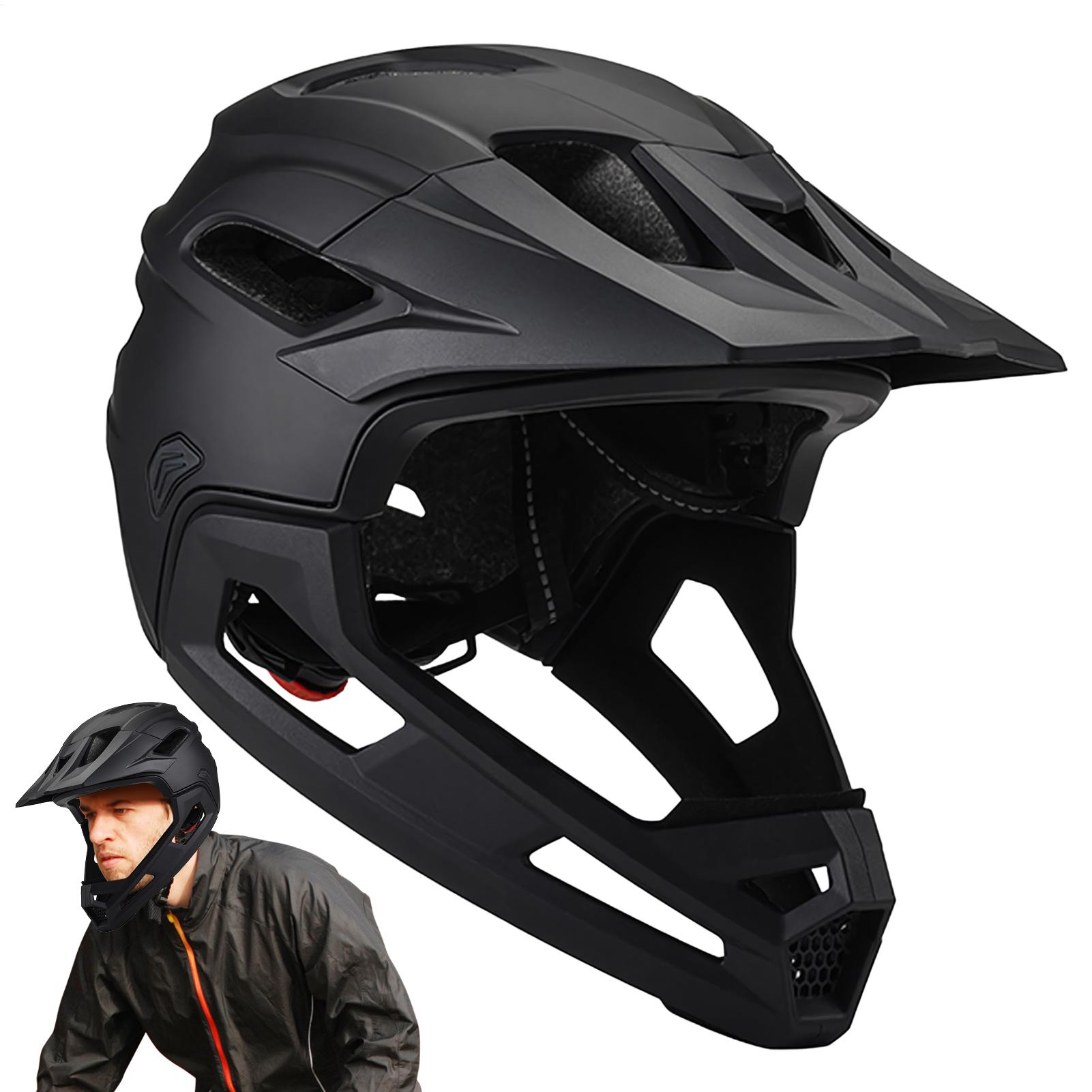 Mountain Biking Full Face Helmet - Çok Amaçlı Yetişkin MTB Kaskı Bisiklet