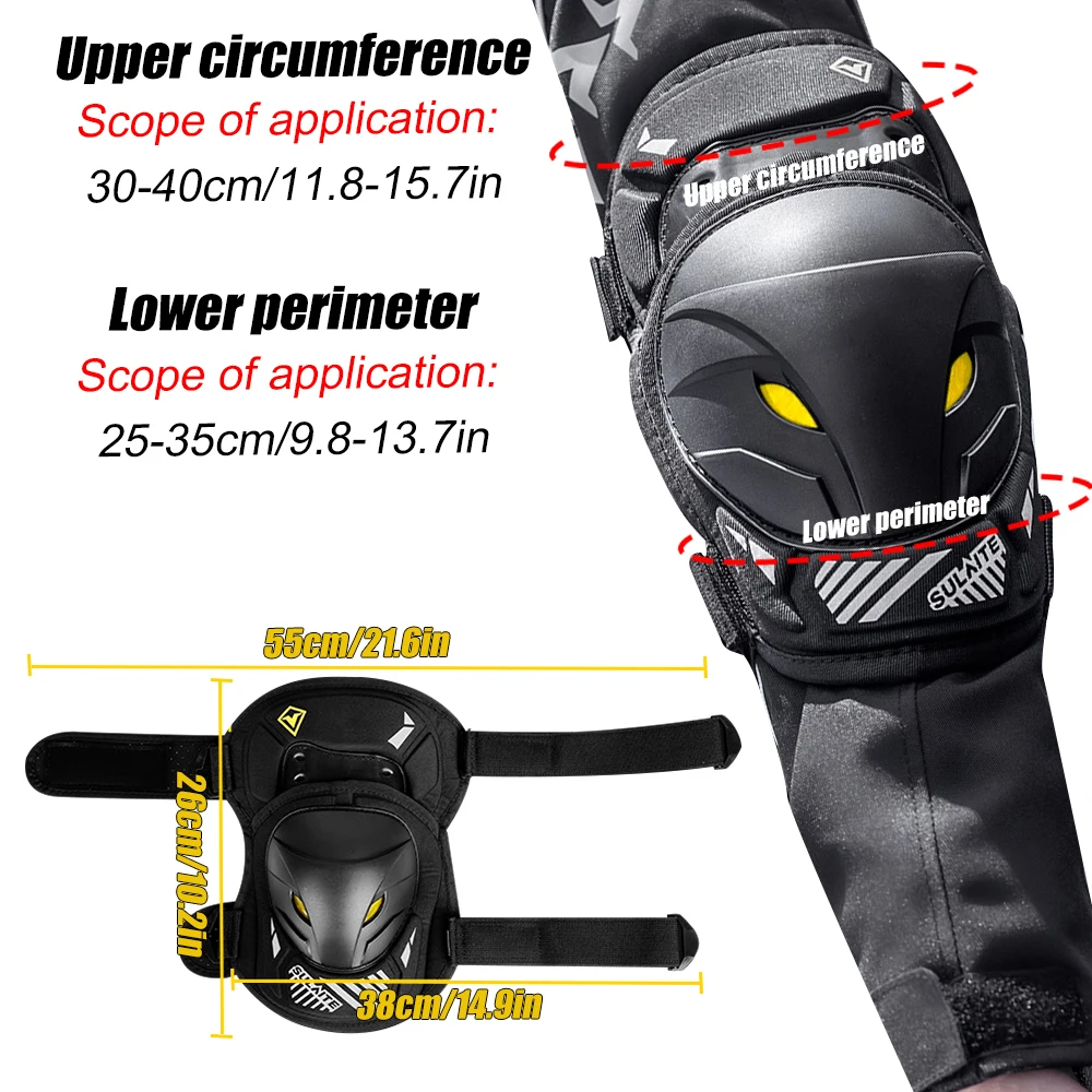 GOMOREON 1 çift motosiklet ele - Mountain Biking Knee And Elbow Pads incelemesi ve fiyatı