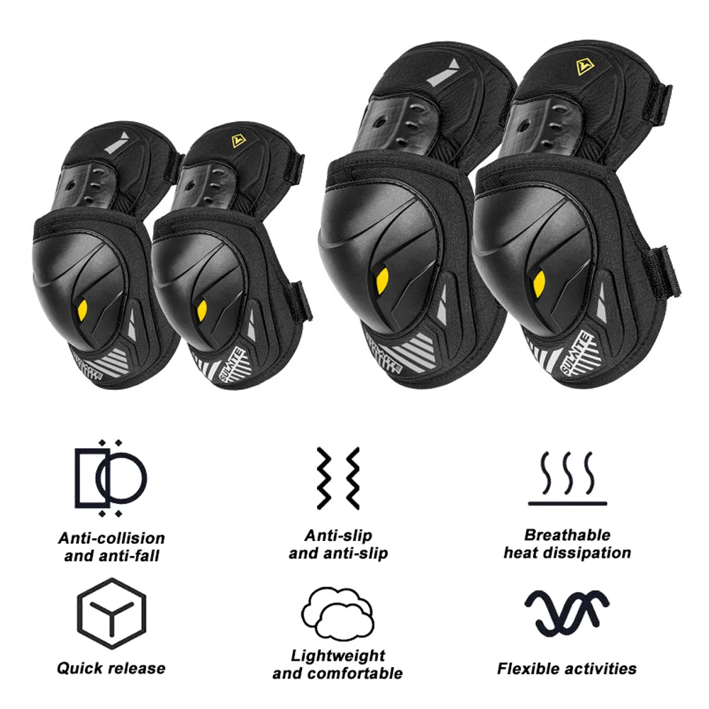 GOMOREON 1 çift motosiklet ele - Mountain Biking Knee And Elbow Pads incelemesi ve fiyatı