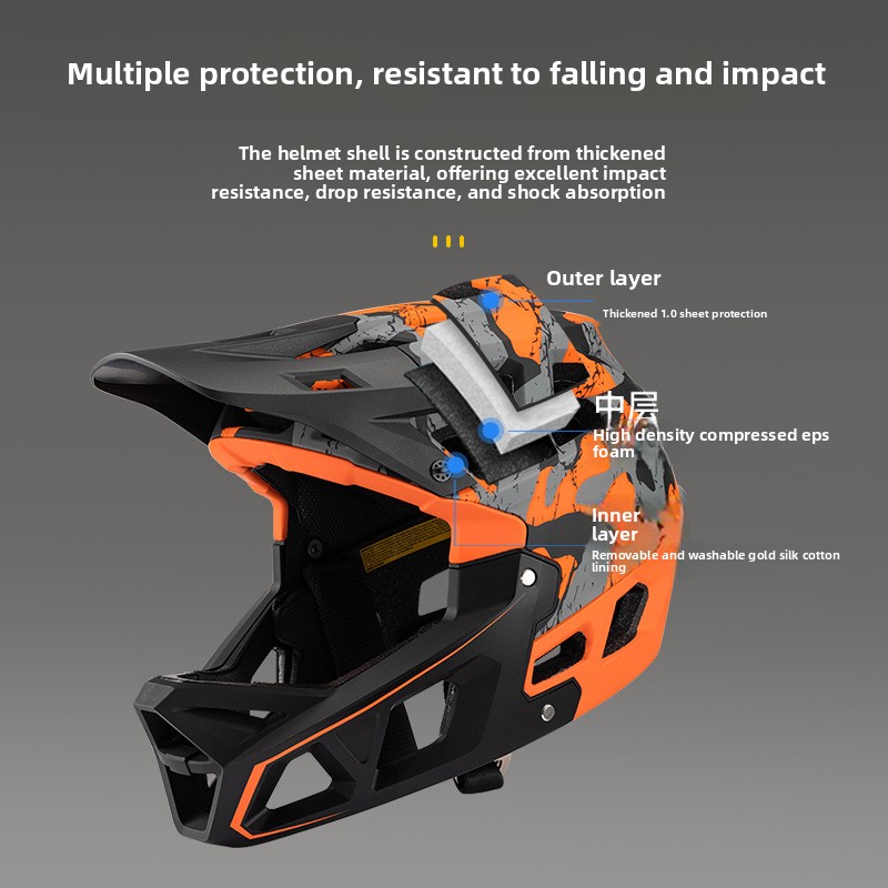 Sıcak Satış Dağ Bisikleti Off- - Mountain Biking Full Face Helmet incelemesi ve fiyatı
