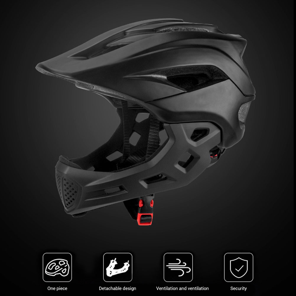Çocuklar için 2'si 1 arada tam - Mountain Biking Full Face Helmet incelemesi ve fiyatı
