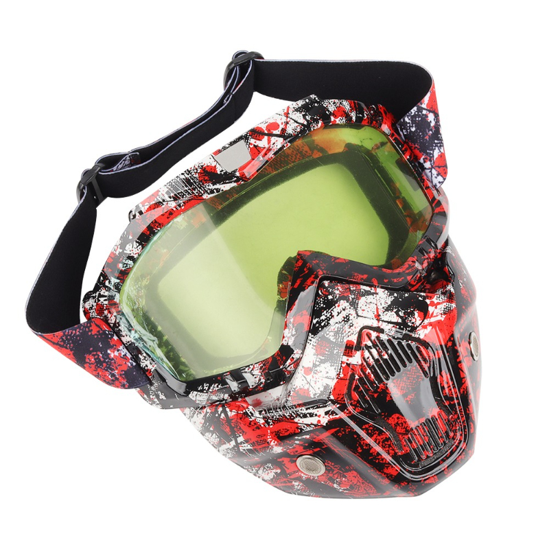 Motosiklet gözlükleri, maskele - Mountain Biking Full Face Helmet incelemesi ve fiyatı