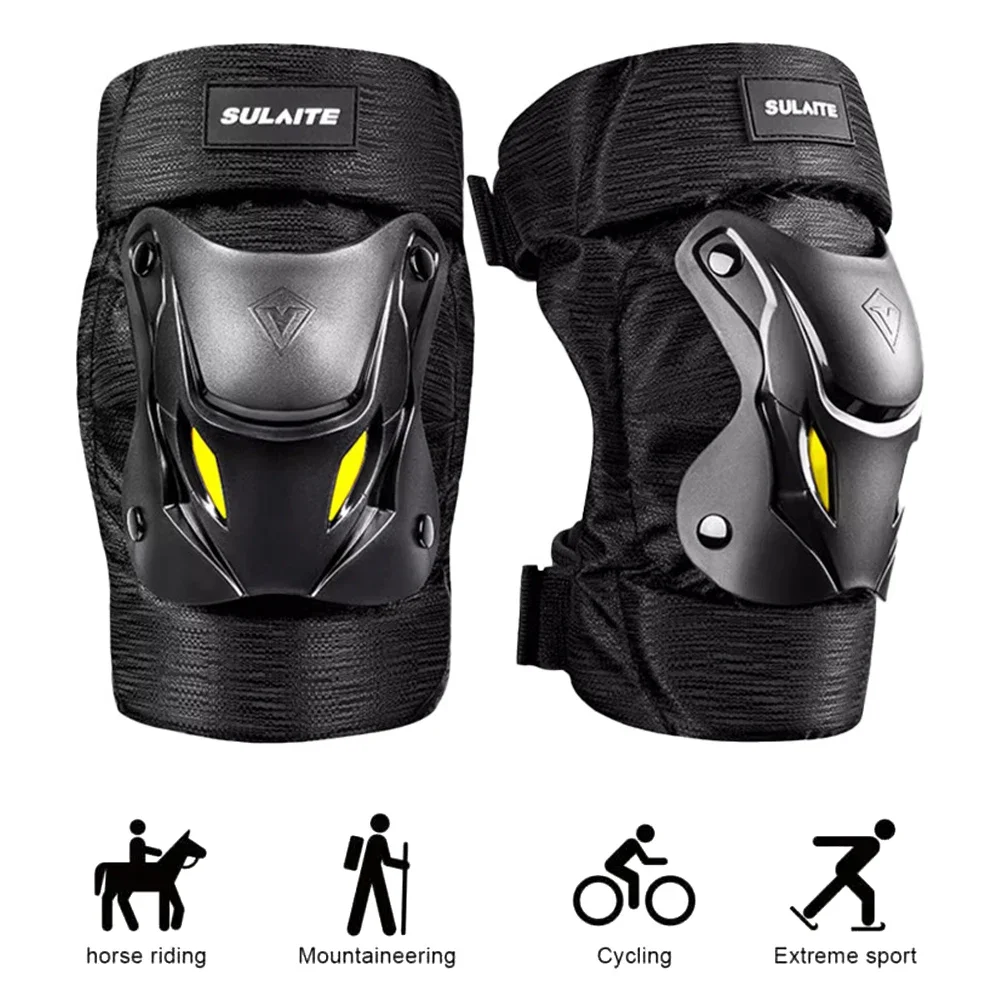 1 çift elektrikli bisiklet mot - Mountain Biking Knee And Elbow Pads incelemesi ve fiyatı