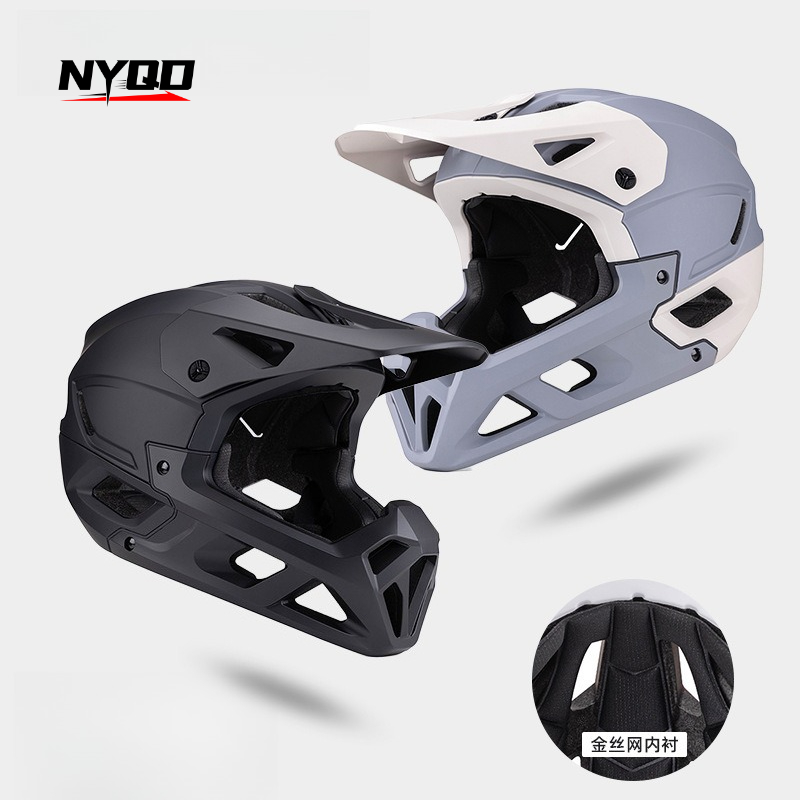 Yetişkinler İçin Yarış İniş Bi - Mountain Biking Full Face Helmet incelemesi ve fiyatı