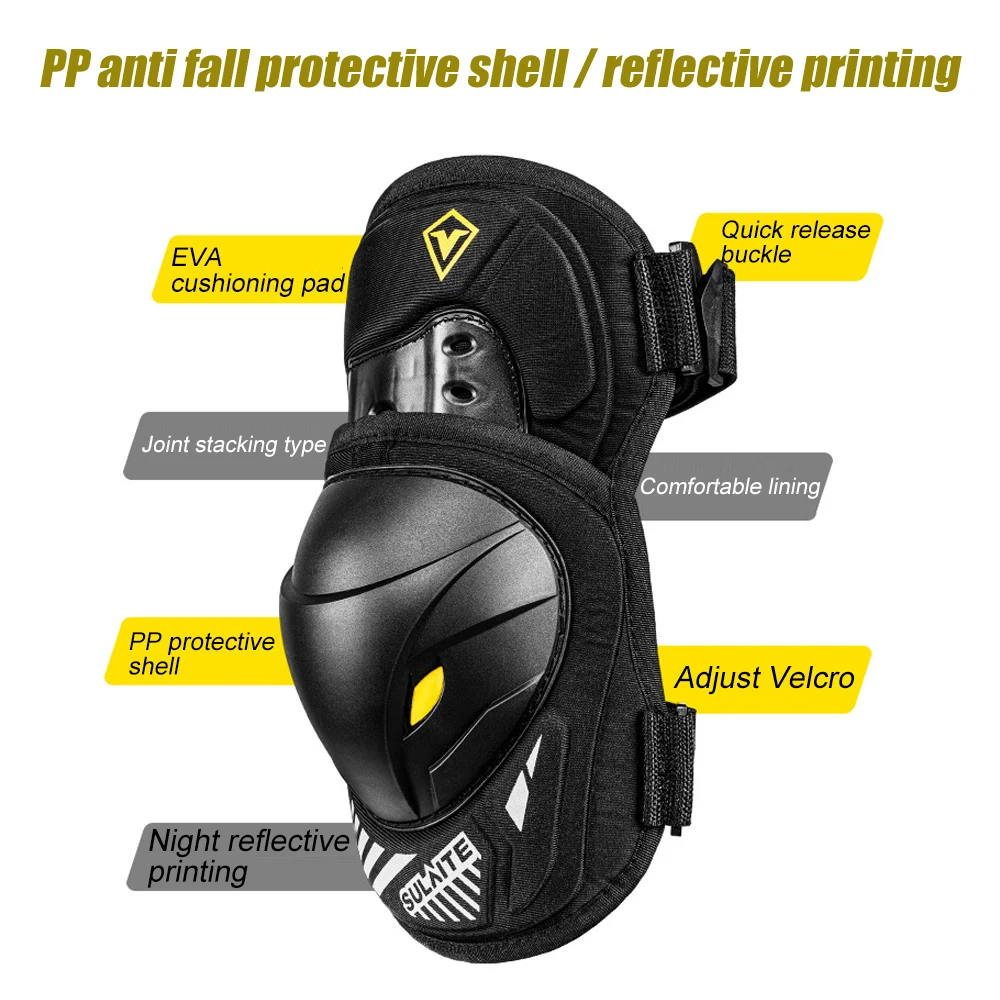 1 çift elektrikli bisiklet mot - Mountain Biking Knee And Elbow Pads incelemesi ve fiyatı