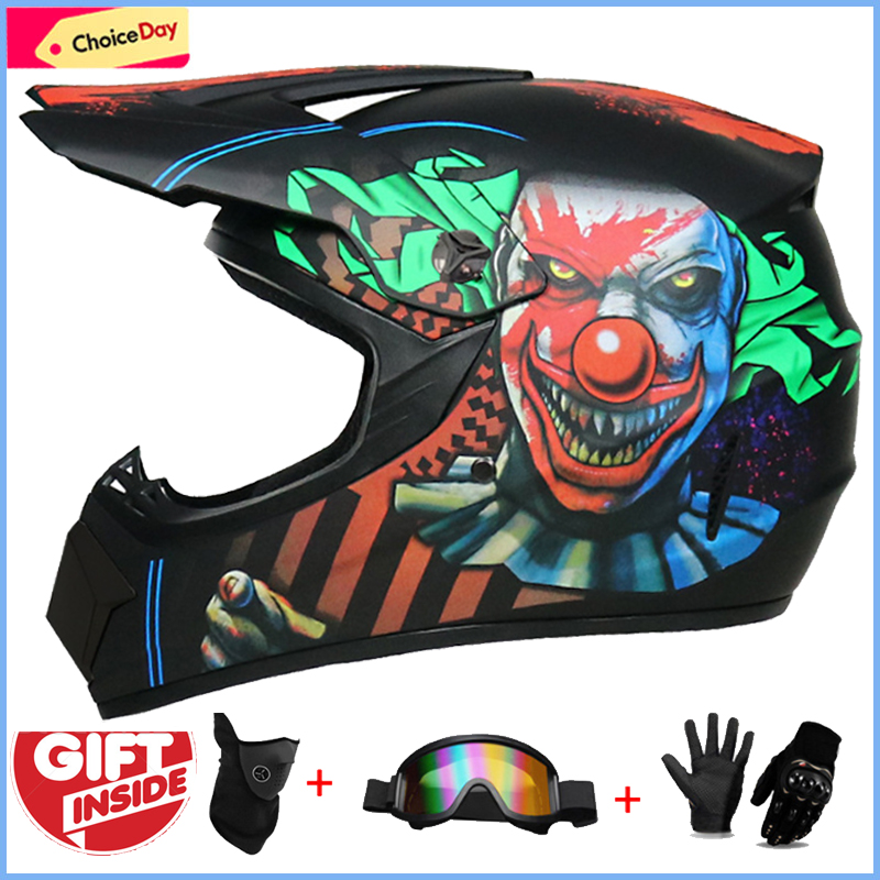 3 adet çocuklar için arazi tip - Mountain Biking Full Face Helmet incelemesi ve fiyatı