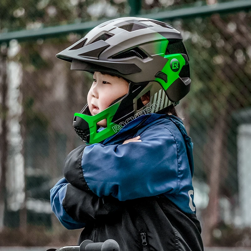 ROCKBROS Çocuklar İçin Çıkarıl - Mountain Biking Full Face Helmet incelemesi ve fiyatı