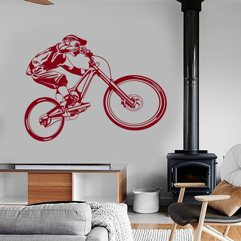 Duvar vinil çıkartması dağ bis - Mountain Biking Extreme incelemesi ve fiyatı