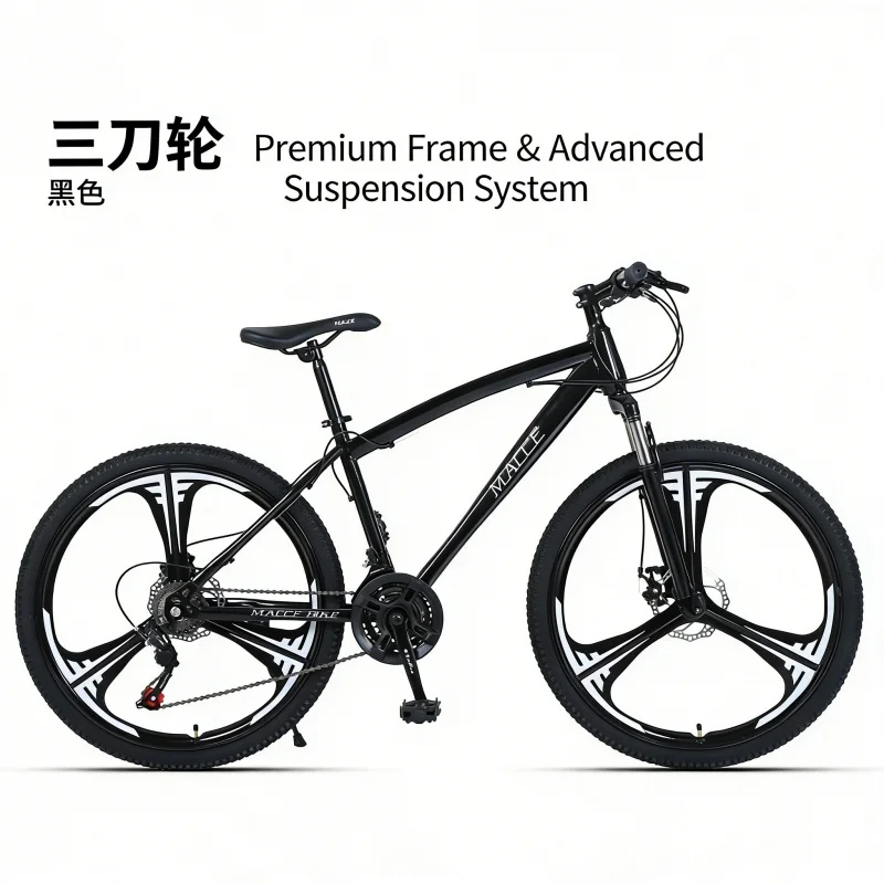 Siyah 24 inç Üç Bıçaklı Dağ Bi - Mountain Biking Gear incelemesi ve fiyatı