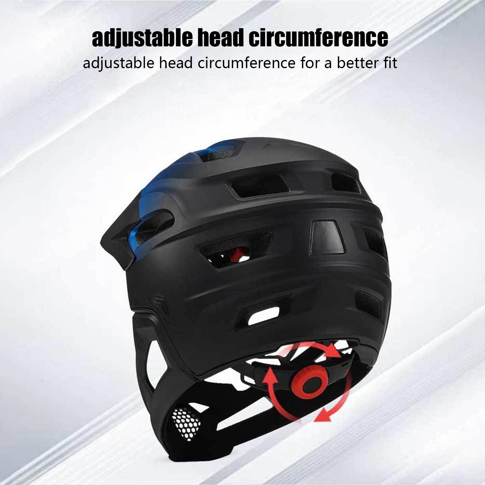Yetişkinler için çıkarılabilir - Mountain Biking Full Face Helmet incelemesi ve fiyatı