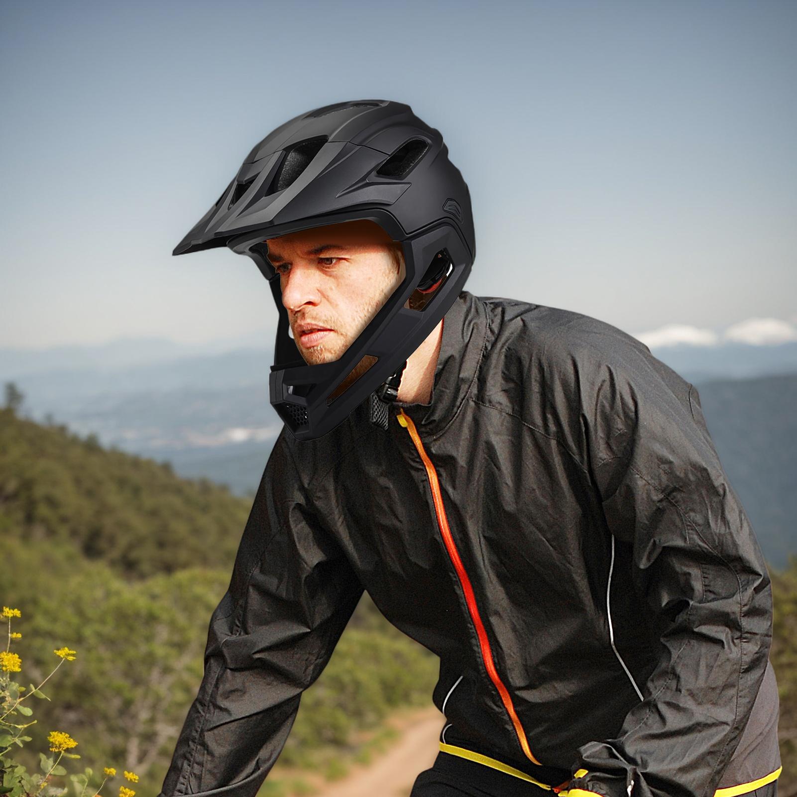 Çok Amaçlı Yetişkin MTB Kaskı  - Mountain Biking Full Face Helmet incelemesi ve fiyatı